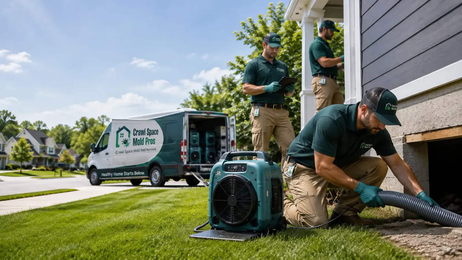 Crawl Space Mold Removal in Durant, IA